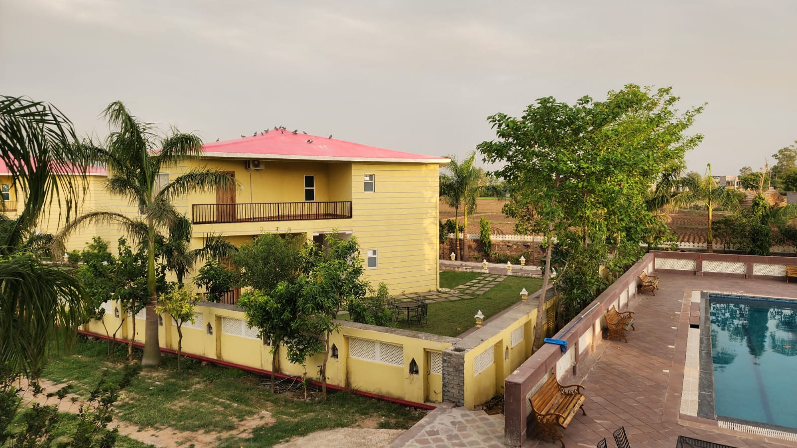 The Pearl Resort at dusk